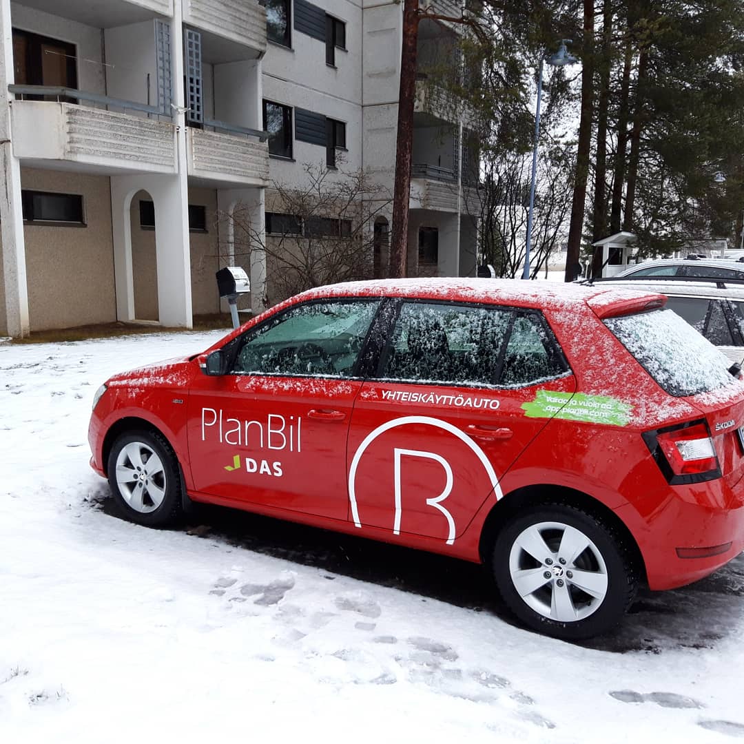 The shared cars came to Rovaniemi